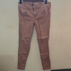 American Eagle Outfitters Dusty Pink Jeggings